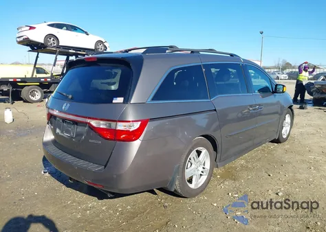 2012 Honda Odyssey Touring/Touring Elite from USA, damaged, VIN 5FNRL5H9XCB031843